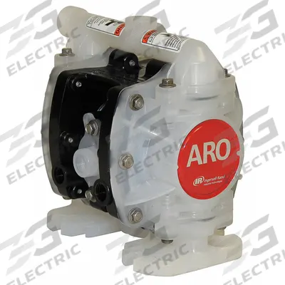 ARO Double Diaphragm Pump: Polypropylene Body, 1/4 in, NPT Connection, 5.3 gpm - Polypropylene Housing AODD Pumps