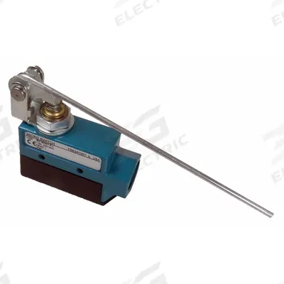 Honeywell Non Plug-In Limit Switch: Cross Roller Plunger Actuator, Metallic, 2 ozf Op Force - Min - Top-Mount Plunger Limit Switches with Rod Lever Arms