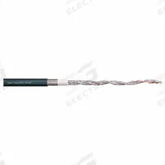 CHAINFLEX Data Cable: 20 AWG, 2 Conductors, Order by the Foot, PUR Jacket, 300 V (MPN CF112-05-02-02). Key specifications — attr1141190: Copper; attr1141193: Shielded Twisted Pair; attr1141160: 5 x OD; attr1141165: 8 x OD; attr1141168: No; attr1141174: 10 x OD; attr1141159: UV/Sunlight Resistant; attr1141182: CTP C-DE.PB49.B.00420.