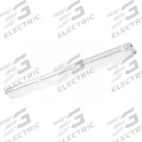 LED Wet Location Fixture: 4 ft Lg, 4,132 lm, 3500K, 34 W, 120/277V AC, IP65/IP66/IP67 IP Rated (MPN LXEN4-35LW-RFA-EDU). Key specifications — attr1258082: Fiberglass; attr1258062: IP67; attr1258100: COLUMBIA LIGHTING; attr1258101: 3500K; attr1258067: 120/277V AC.