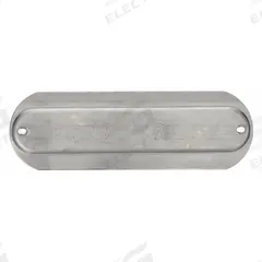 Covers for Conduit Access Fitting: Aluminum, O Series, 1 1/4 in_1 1/2 in Trade Size, Screw In (MPN OL-450). Key specifications — Series: For Standard Body; Connection Type: Screw In; Hazardous Location: Yes; Material: Aluminum; For Use With: Hubbell Killark Copper Free Aluminum Conduit Bodies; Gasket Included: No; Includes: Screws; Standards: CSA LR11852.