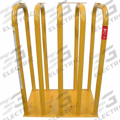 AME Tire Inflation Cage: Tire Inflation Cage, 5-Bar Cage, 293 lb Wt, 57 in Overall Ht - Tire Inflation Cages