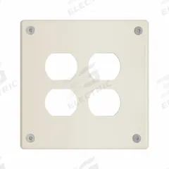 LEGRAND Wall Plate: Duplex Outlet, 2 Gang, Ivory, Jumbo Size (MPN WSP32D1IVYPS). Key specifications — Brand: LEGRAND; Material: Stainless Steel; Includes: Torx Security Screws.