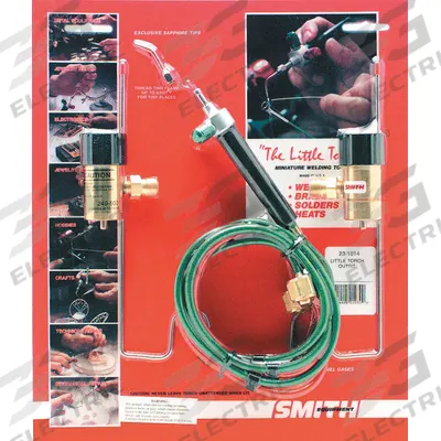 SMITH EQUIPMENT Hobby/Jewelry Outfit for Disposable Tanks: Propane/Propylene - Precision Soldering & Brazing Outfits