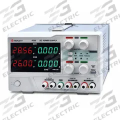 TRIPLETT Adjustable Dual Channel: 5 A Current Output 1 - Max, 5 A Current Output 2 - Max, 3 mV, 3 mA (MPN PS325). Key specifications — Brand: TRIPLETT; Calibration Certificate Type: Not Certified.