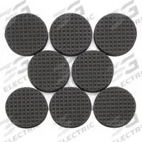 APPROVED VENDOR Furniture Pads: Ethylene Vinyl Acetate, Round, Black, 1 in Overall Dia (MPN 10J998). Key specifications — Product Type: Furniture Pads; Shape: Circle; Color: Black; Attachment Method: Self-Adhesive; Brand: APPROVED VENDOR; Pad Material: Ethylene Vinyl Acetate; Product Shape: Round.