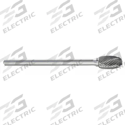 APPROVED VENDOR Carbide Bur: Oval, SE-1L6, Single Cut, 1/4" x 3/8" Head - Single-Cut Oval Burs