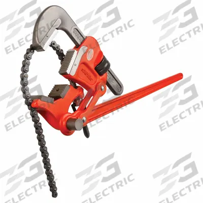 RIDGID Compound Leverage Wrench: Steel, 8 in Jaw Capacity, Serrated, 33 1/2 in Overall Lg - Compound Leverage Pipe Wrenches