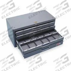 HUOT Carbide Insert Dispenser: Steel, 26 in Overall Wd, 12 in Overall Dp, 12 1/2 in Overall Ht, Gray (MPN 13600)