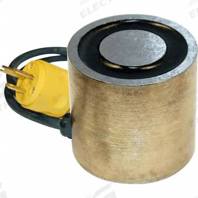 MAG-MATE Electromagnetic Lift: Continuous Duty, Round Magnet, 100 lb Max Load Capacity - Concentrated-Power Round Electromagnets
