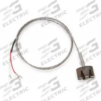 TEMPCO Magnet Thermocouple: 32°F to 1,400°F /0°C to 760°C, Type J, For Solids/Surfaces Media Type (MPN TMW00018). Key specifications — Brand: TEMPCO; Cable Material: FEP Teflon with Stainless Steel Braid; Cable Length: 12 ft; Accuracy: ±2.2 °C or ±0.75 %, Whichever is Greater; Process Mounting Connection: Magnet; Maximum Wire Gauge: 0.25 mm.
