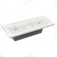 BRADLEY Bathroom Sink System: Express, White, Terreon®, 66 in Overall Lg, 30 in Overall Wd (MPN S93-729). Key specifications — Series: Express; Includes: Individual Chrome Plated Waste Assembly; Color: White; Brand: BRADLEY; Sink Type: Bathroom; Material: Terreon®; Sink Material: Polymer Resin.