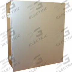 HAMMOND Electrical Enclosure: Stainless Steel, 16 in x 14 in x 6 in, NEMA 12/13/3R/4/4X, w/Panel (MPN 1414N4SSO6). Key specifications — Brand: HAMMOND; Closure Method: Clamps; Enclosure Material: Stainless Steel; Includes Inner Panel: with Inner Panel Included.