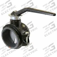GRUVLOK Manual Two-Way Ball Valve: 3 in, Ductile Iron, Straight, Gruvlok x Gruvlok, Two-Piece (MPN 0387006224). Key specifications — Brand: GRUVLOK; Handle: Locking Lever.