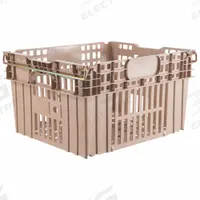 ORBIS Stacking and Nesting Tote: 21.7 gal, 24 in x 20 in x 13 3/8 in, Beige, Lid Not Included (MPN AF-21 Beige). Key specifications — Nestable: Nesting Capable; Brand: ORBIS; Material: Plastic.