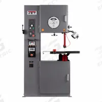 JET Band Saw: 20 in Throat Dp - Vertical, 70 to 1700 SFPM, 15° Left/45° Right, 15 A, 1 Phase, 230V (MPN JT1-1377). Key specifications — attr325086: JET; attr313109: 15° Left; attr313108: 70 to 1700 SFPM; attr313111: 1; attr313110: 15 A.