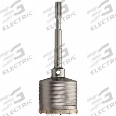 MILWAUKEE Spline Core Bit: Spline Shank, 6 in Core Dia, 3 in Core Body Lg, 22 in Overall Lg (MPN 48-20-5490). Key specifications — Decimal Equivalent: 6.0000 in; Centering Bit Included: No; Wet or Dry Application: Dry; Brand: MILWAUKEE.
