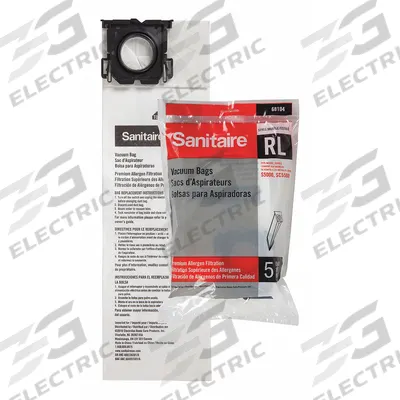 SANITAIRE Vacuum Bag: Sanitaire, SC5500A, Dry, Paper, 2-Ply, Std - Upright Vacuum Bags