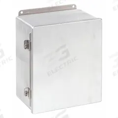HOFFMAN Enclosure: Aluminum, 16 in x 14 in x 6 in, NEMA 12/13, Solid Cover, Hinged (MPN A1614CHAL). Key specifications — Brand: HOFFMAN; Closure Method: Clamps; Knockouts: Not Included.