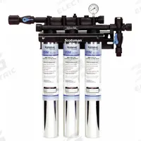 SCOTSMAN Water Filtration System: 0.5 micron, 5 gpm, 29 1/4 in Overall Ht, Chlorine/Dirt Reduces (MPN SSM3-P). Key specifications — Brand: SCOTSMAN; Reduces: Chlorine.