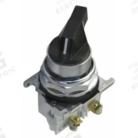 EATON Selector Switch: 30 mm Panel Mounting Size, 3 Positions, Extended Lever, 2NO, Metallic (MPN 10250T21LB). Key specifications — AC Contact Rating: 10 A @ 600 V; Action: Maintained/Maintained/Maintained; Cam: 3; DC Contact Rating: 5 A @ 250 V; Hazardous Location Specification: Not Rated; Operator Head Material: Polymer; Operator Head Type: Long-Handled Knob; Operator Illumination: Non-Illuminated.