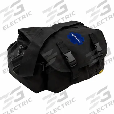 EMI Response Bag: 10 in L x 5 in W x 6 in H, Cordura Nylon, Black, 0-10 in/21-30 in - Medical Duffel Bags