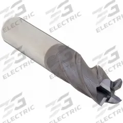 APPROVED VENDOR Square End Mill: Carbide, AlTiN Coated, 4 Flute, 8 mm Mill Dia, 20 mm LOC, 63 mm OAL (MPN 206-001380B)