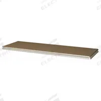 TENNSCO Shelf: 48 in x 18 in, 850 lb Load Capacity, Particleboard, Sand, Shelf (MPN ZVES-4818D SAND). Key specifications — Decking Material: Particleboard; Includes: Shelf; Shelf Configuration: Single Straight; Color: Sand; Frame Material: Steel; Brand: TENNSCO; Frame Finish: Zinc Plated; Product Type: Shelf.