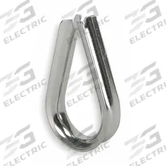 DAYTON Wire Rope Thimble: 5/16 in Compatible Rope Dia, Stainless Steel, For Lifting, Plain, 25 PK (MPN 1DLH2). Key specifications — Material: Stainless Steel; Brand: DAYTON; Finish: Plain.