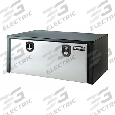 BUYERS PRODUCTS Truck Box: Underbody Truck Box, Single Drop-Down Door Door, 24 in Overall Dp - Single Drop-Down Door Boxes