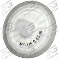 LABEXACT Syringe Filter: Non-Sterile, 0.45 um Pore Size, 100 mL Max Capacity - mL, 25 mm Housing Dia (MPN 36L285). Key specifications — Housing Material: Polypropylene; Inlet Connection Gender: Female; Inlet Connection Type: Female Luer Lock; Outlet Connection Gender: Male; Brand: LABEXACT; Compatible Product Type: Female Luer Lock Inlet; Filter Material: Nylon; Outlet Connection Type: Male Luer Slip.