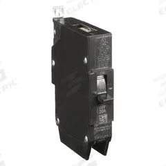 GE Molded Case Circuit Breaker: 20 A Amps, 14kA at 277V AC, Fixed, Lug, Any (MPN TEY120). Key specifications — Series: TEY; Max. AIR Rating: 14kA at 277V AC; Instantaneous Trip: Fixed; Terminal Connection: Lug; Phase Connection: Any.