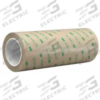 3M Transfer Tape: 4 in Wd, 5 yd Lg, 6.7 mil Thick, Polycoated Kraft Paper, Acrylic, 300LSE, 2 PK (MPN 3M 9490LE). Key specifications — Series: 9490LE; Differential Face Adhesive Type: 300MP+; Bond Type: Permanent; Differential Back Adhesive Type: 300LSE; Liner Material: Polycoated Kraft Paper.