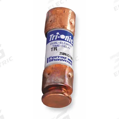 MERSEN Fuse: Class RK5, TR-R Series, Time-Delay, 2.5 A, 250 V AC, 250 V DC - Time-Delay Cylindrical Fuses