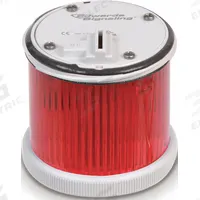 EDWARDS SIGNALING Tower Light Module: Steady, 240V AC, Red, 70 mm Overall Dia, 3 1/8 in Overall Ht (MPN 270LEDSR240A). Key specifications — Brand: EDWARDS SIGNALING; Compatible with Series: 200 Class; Lens Color: Red; Operating Voltage: 240V AC; Manufacturer Part Number: 270LEDSR240A.