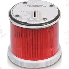 EDWARDS SIGNALING Tower Light Module: Steady, 240V AC, Red, 70 mm Overall Dia, 3 1/8 in Overall Ht (MPN 270LEDSR240A). Key specifications — Brand: EDWARDS SIGNALING; Compatible with Series: 200 Class; Lens Color: Red; Operating Voltage: 240V AC; Manufacturer Part Number: 270LEDSR240A.