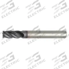 WIDIA HANITA Square End Mill: Carbide, TiAlN Coated, 4 Flute, 8 mm Mill Dia, 16 mm LOC, 63 mm OAL (MPN 4777080Z3LT)