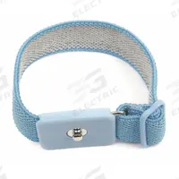 APPROVED VENDOR Static Control Wrist Strap: Elastic, Blue, 16.8 cm Strap Lg - Max, Buckle Fastening (MPN 4ECV8). Key specifications — attr1050606: Blue; attr1050611: APPROVED VENDOR.