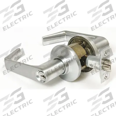 SCHLAGE Door Lockset: Storeroom Lever Locksets, Chrome