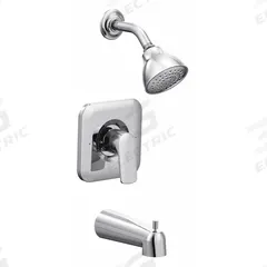 RIZON Tub and Shower Trim Kit: Rizon Posi-Temp T2813, 2.5 gpm Fixed Showerhead Flow Rate, Chrome. Key specifications — Connection Type: IPS; Series: Rizon Posi-Temp T2813; Showerhead Spray Patterns: Single.