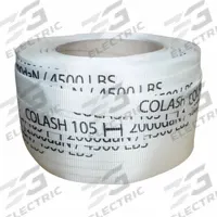 APPROVED VENDOR Plastic Strapping: 4,400 lb Break Strength, 820 ft Overall Lg, White, 8 in Core Dia (MPN COLASH 105). Key specifications — Brand: APPROVED VENDOR; AAR Approved: No; Color: White.