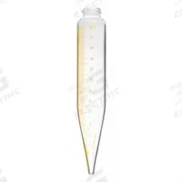 LK INDUSTRIES Centrifuge Tube: 100 mL, Centrifuge Tube, 14 mm Body Dia, 203.2 mm Overall Ht, Rubber (MPN S12CTHDFV15). Key specifications — Graduated: Yes; Includes Closure: Yes; Body Color: Colorless; Brand: LK INDUSTRIES; Bottom Shape: Conical.