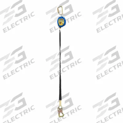 WERNER Self-Retracting Lifelines: Steel Tie-Back Anchor, Harness Steel Carabiner - Arc-Flash Rated Personal SRLs