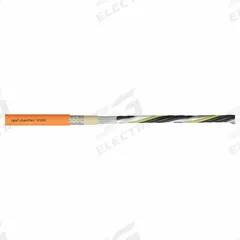 CHAINFLEX Servo Motor Cable: Shielded Twisted Pr 16 AWG (1.5)/ (4) 14 AWG (2.5), Orange, TPR Jacket (MPN CF29-25150201D). Key specifications — Conductor Grouping: Shielded Twisted Pair 16 AWG/ (4) 14 AWG; Includes Ground: Yes; Overall Length: Order by the Foot; Minimum Bend Radius Factor - Fixed: 4 x OD; Minimum Bend Radius Factor - Flexible: 5 x OD; Brand: CHAINFLEX.
