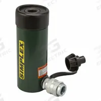 SIMPLEX Hollow Cylinder: 12 ton Nominal Capacity, 3 in Nominal Stroke Lg, 0.77 in, Single Acting, RC (MPN RC123A). Key specifications — attr1099385: 0.77 in.