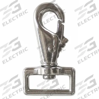 LUCKY LINE PRODUCTS Spring Snap: 1 Snaps, Solid Gate, Zinc - Light Duty Spring Snaps