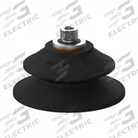 PIAB Vacuum Pad Assembly: Bellows, G1/4 in, 80 mm Pad Dia, Nitrile/PVC, Black, 60A, PAB (MPN S.PAB80NP60.G14M.01). Key specifications — attr1019101: S.PAB80NP60.G14M.01; attr1019103: PIAB; attr1019107: 60A.