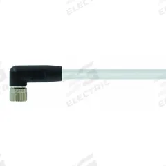 Cordset: M8 Female Right Angle X Bare Wire, 4 Pins, Gray, PUR, 2 m Cable Lg, 24 AWG Wire Size (MPN 7000-08101-2310200). Key specifications — Cable Jacket Color: Gray; End 1 Mounting Orientation: Right Angle; End 1 Gender: Female; End 1 Connection Type: M8; Cable Jacket Material: PUR; Brand: MURRELEKTRONIK; IP Rating: IP67; End 2 Connection Type: Bare Wire.