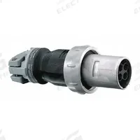 HUBBELL Pin and Sleeve Plug: Gray, 250V DC/600V AC, Single Phase, 100 A, 3 Pole, 4 Wire (MPN HBL4100PS2WR). Key specifications — Brand: HUBBELL.