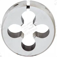OSG Round Threading Die: 9/16"-18 UNF, 2 in OD, Solid, High Speed Steel (MPN 2711400)